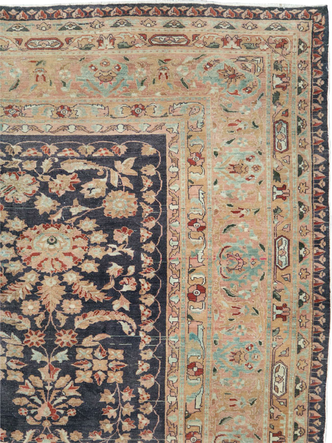 Vintage Persian Sarouk Carpet, No.27951 - Staging