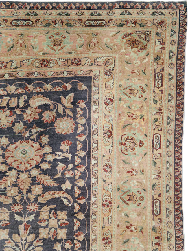 Vintage Persian Sarouk Carpet, No.27951 - Staging