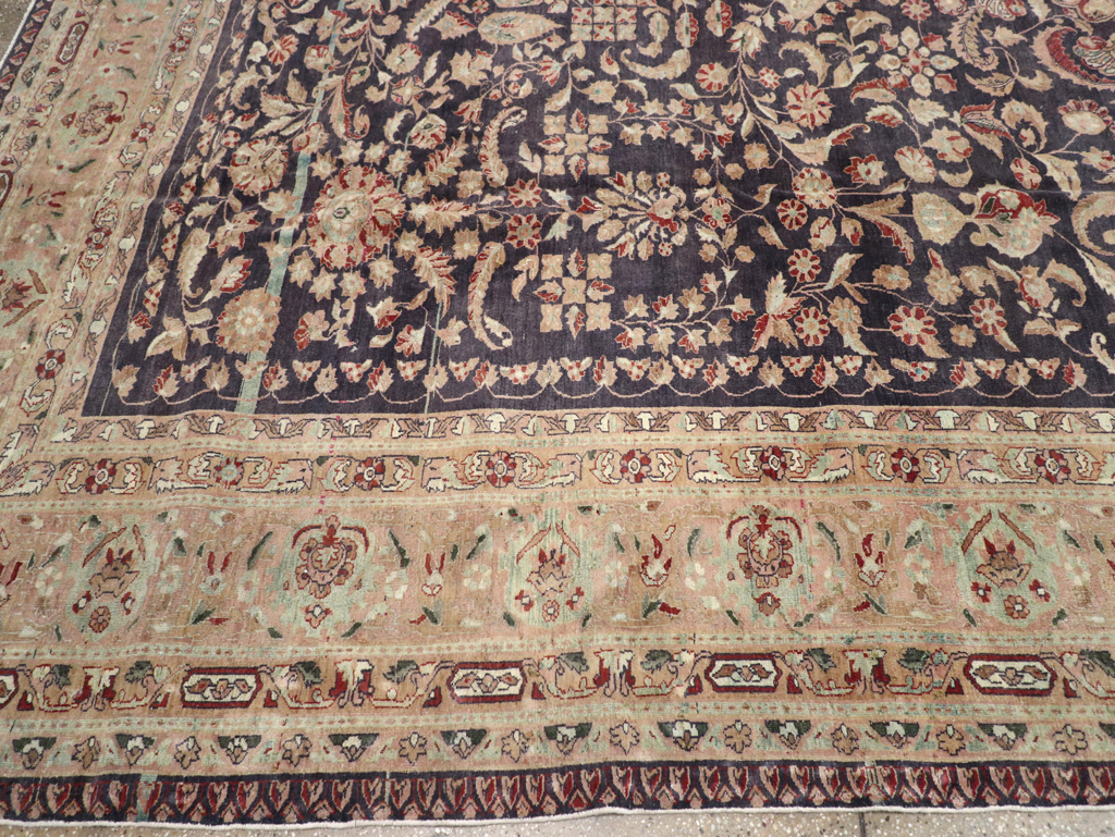 Vintage Persian Sarouk Carpet, No.27951 - Staging