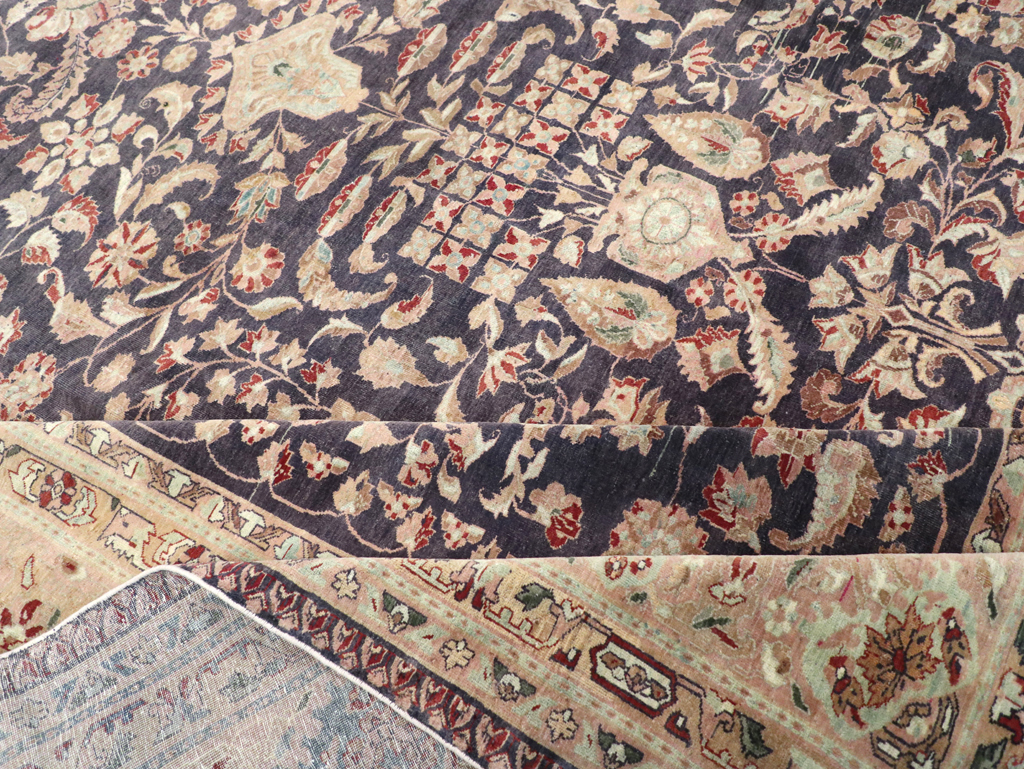 Vintage Persian Sarouk Carpet, No.27951 - Staging