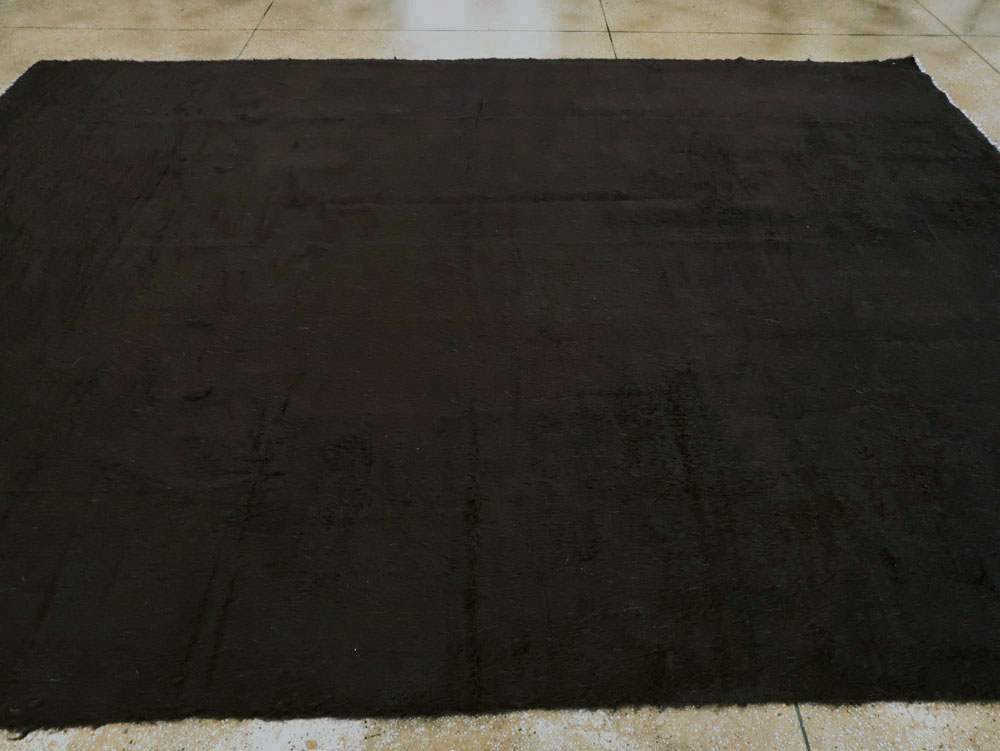 Contemporary Turkish Mohair Room Size Carpet, No.27963 - Staging