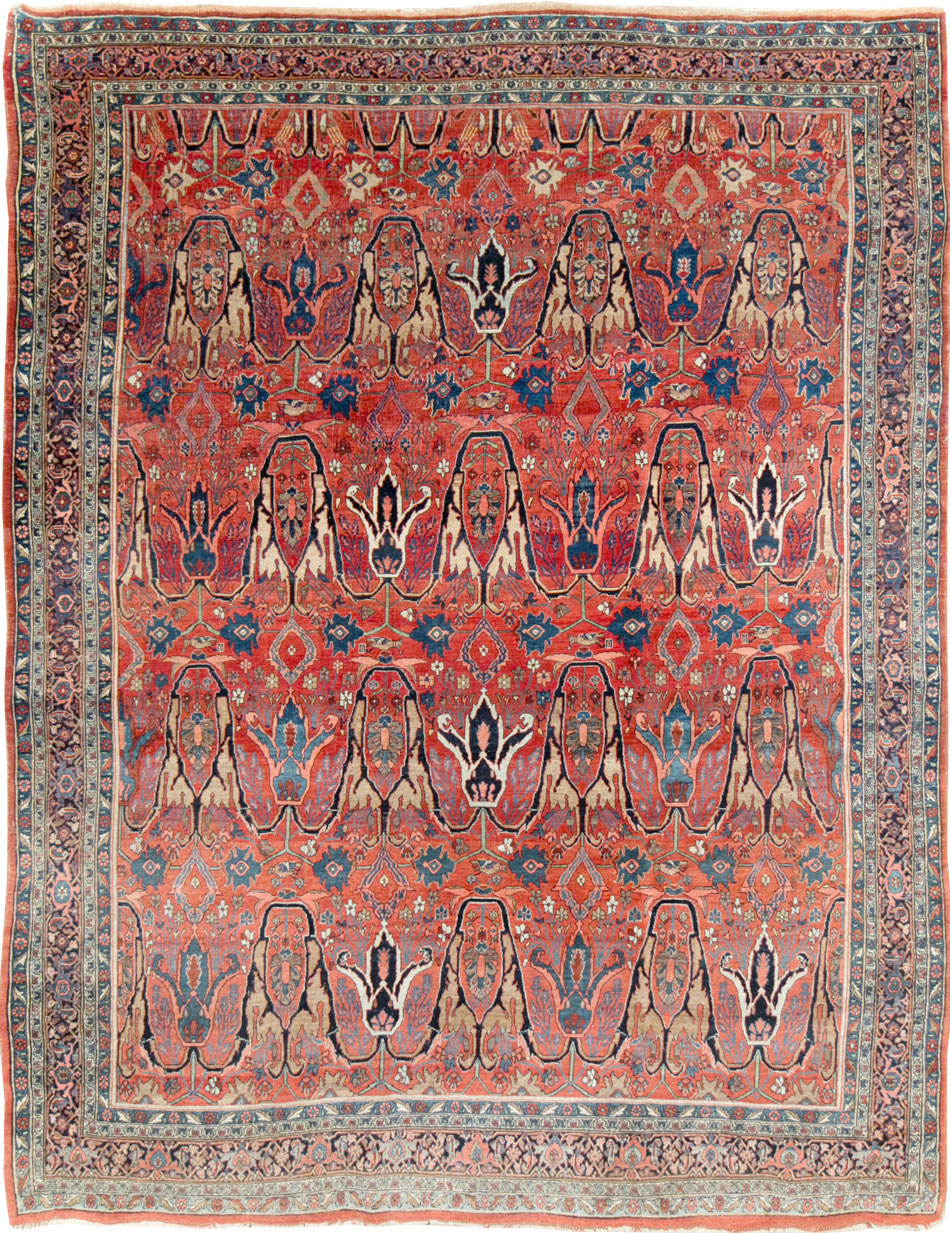 Antique Persian Bidjar Carpet, No.27965 - Staging