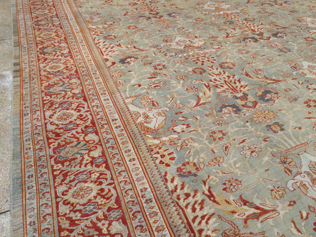 Antique Persian Sultanabad Carpet, No.27967 - Staging