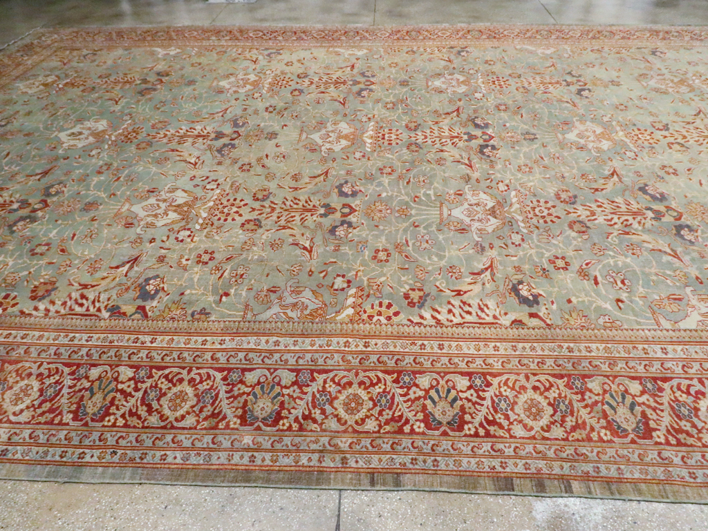 Antique Persian Sultanabad Carpet, No.27967 - Staging