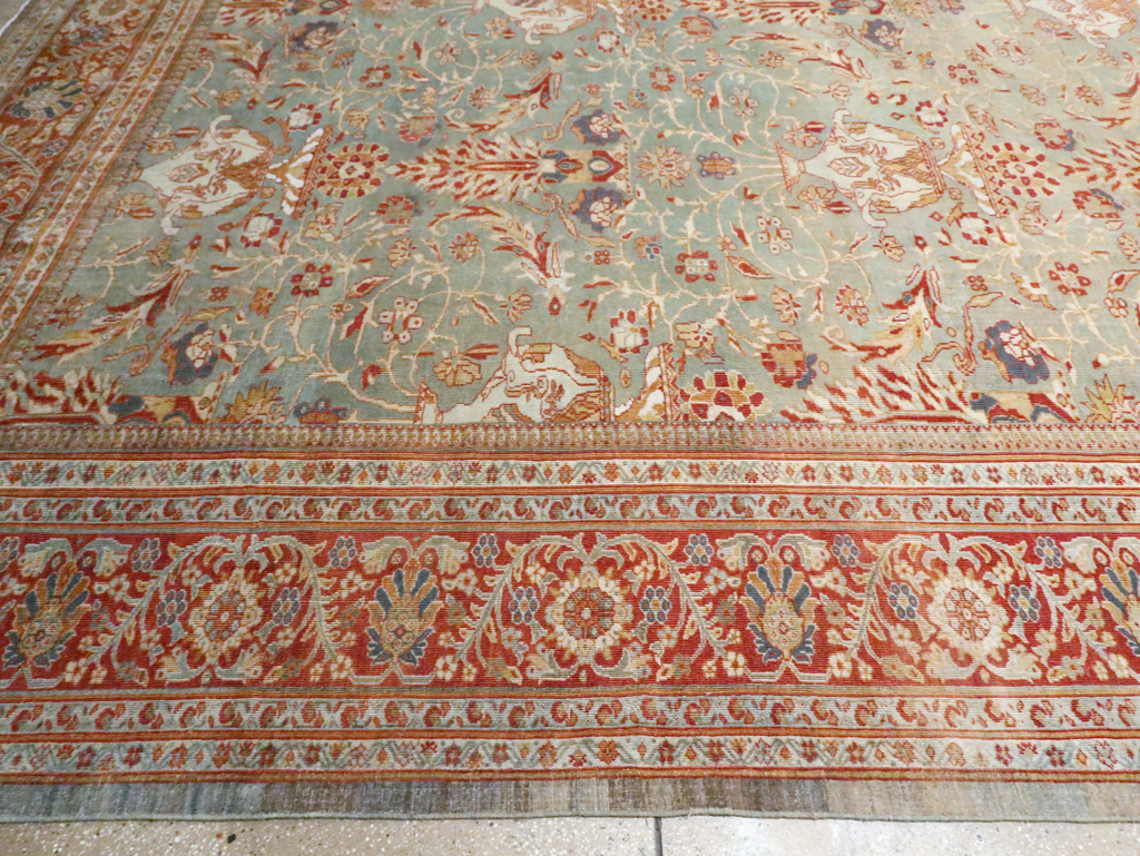 Antique Persian Sultanabad Carpet, No.27967 - Staging