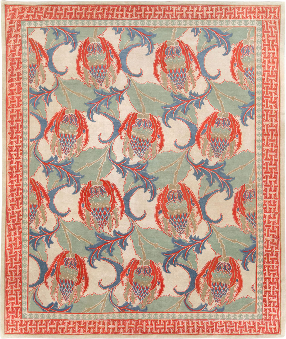 Modern Tibetan Room Size Carpet, No.27975 - Staging