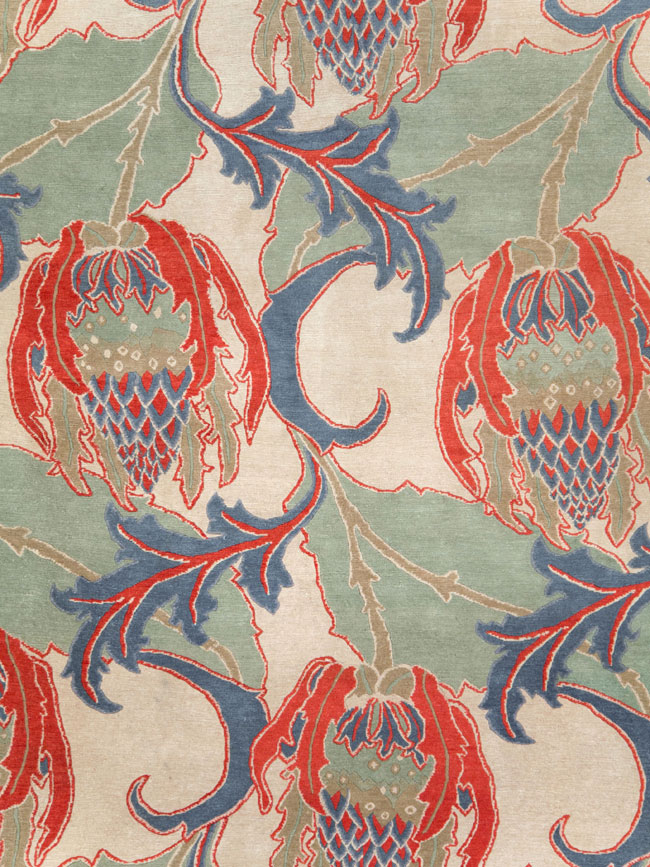 Modern Tibetan Room Size Carpet, No.27975 - Staging