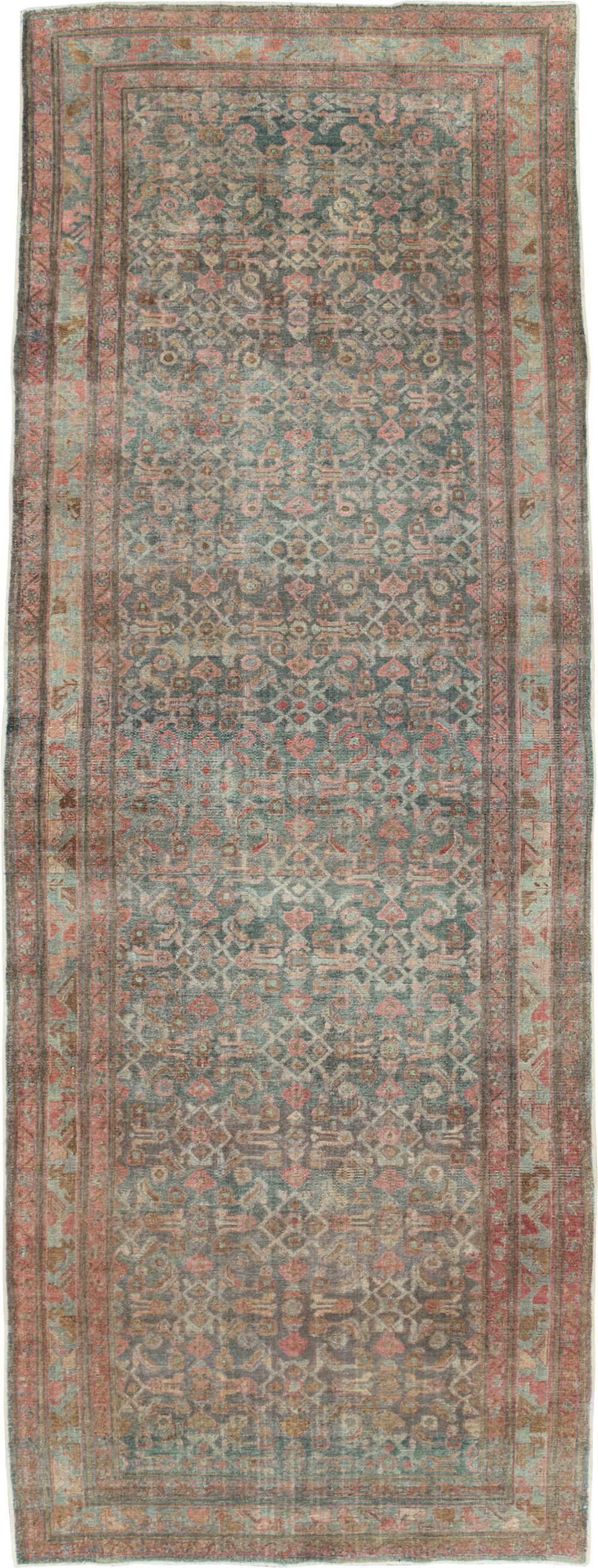 Antique Persian Malayer Gallery Carpet, No.27978 - Staging