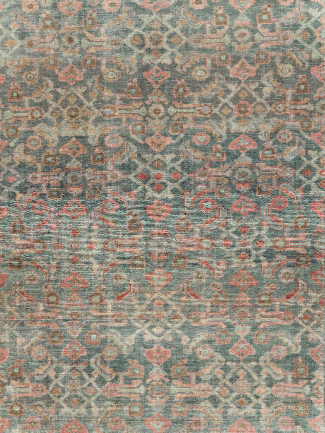 Antique Persian Malayer Gallery Carpet, No.27978 - Staging