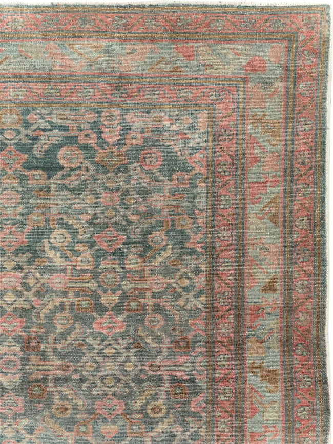 Antique Persian Malayer Gallery Carpet, No.27978 - Staging