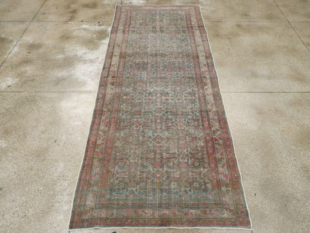 Antique Persian Malayer Gallery Carpet, No.27978 - Staging