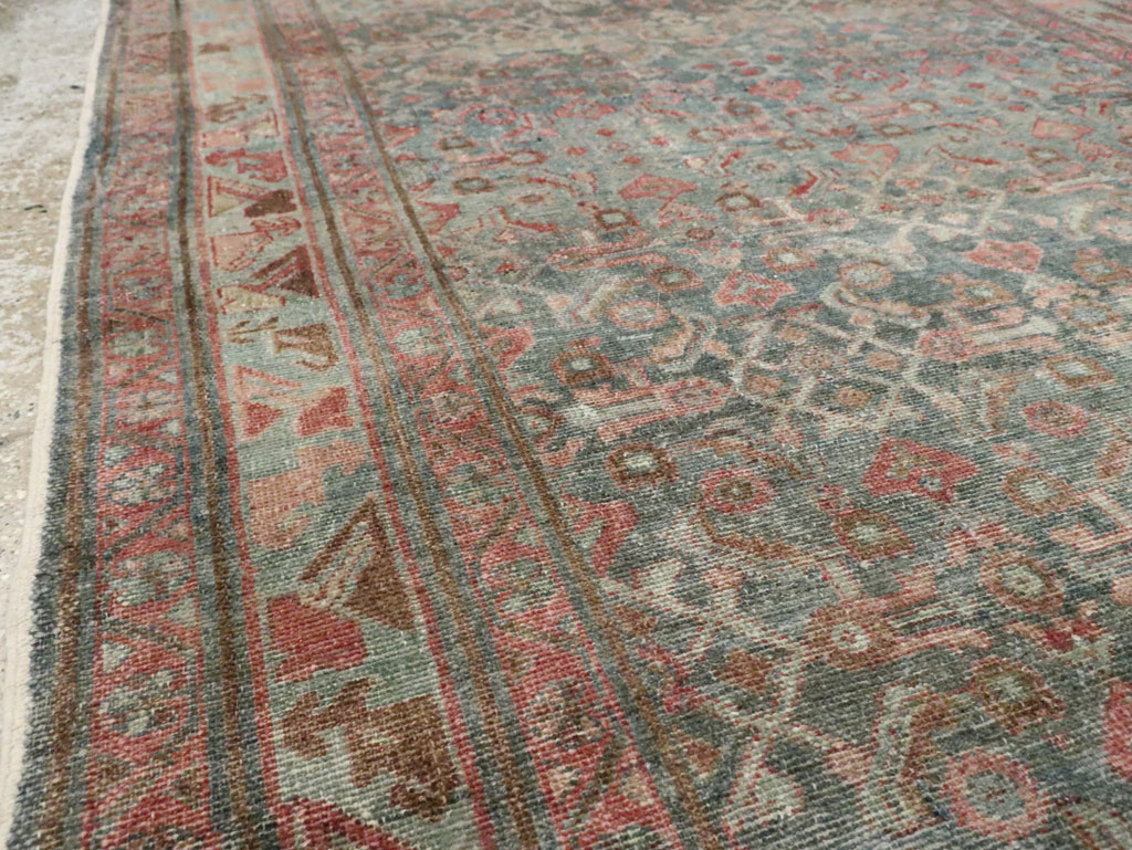 Antique Persian Malayer Gallery Carpet, No.27978 - Staging
