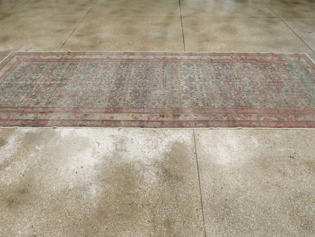 Antique Persian Malayer Gallery Carpet, No.27978 - Staging