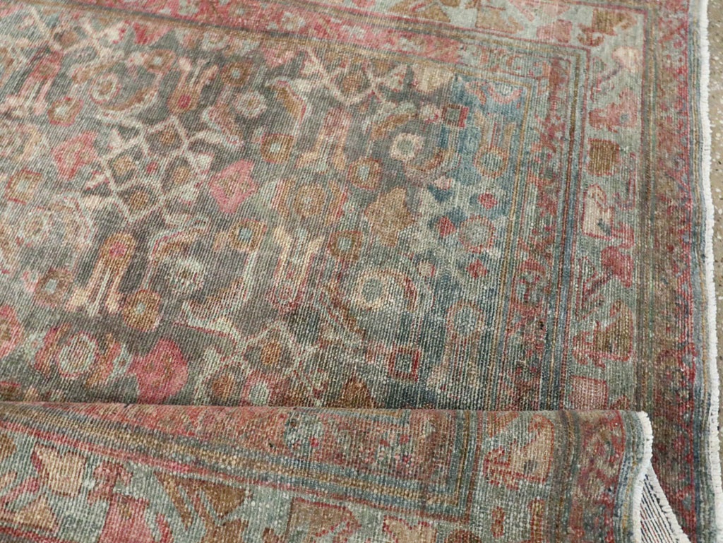 Antique Persian Malayer Gallery Carpet, No.27978 - Staging