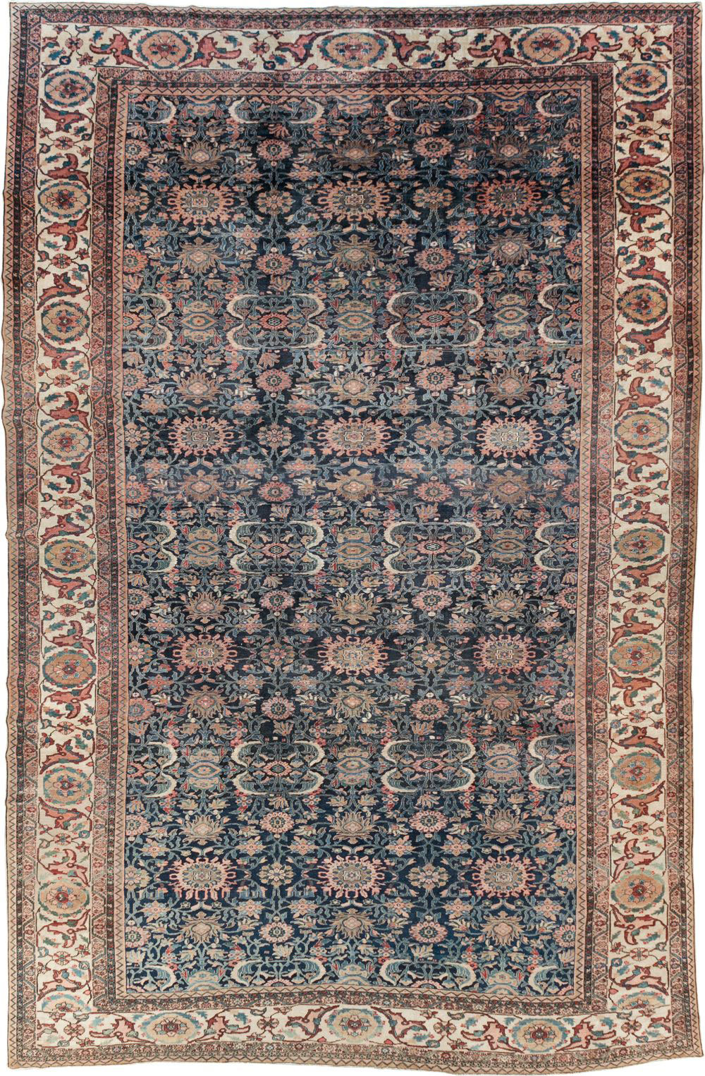 Antique Persian Malayer Carpet, No.27983 - Staging