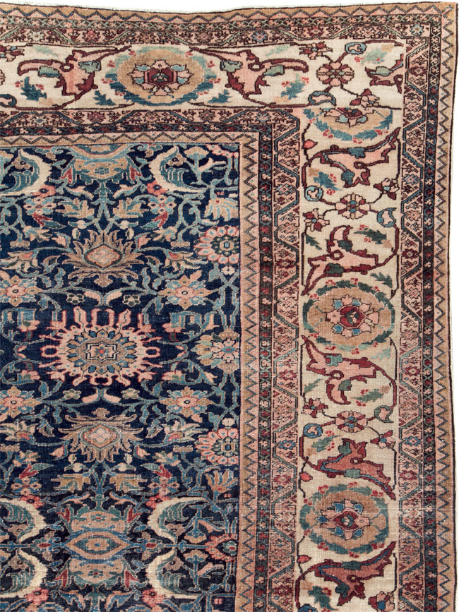 Antique Persian Malayer Carpet, No.27983 - Staging