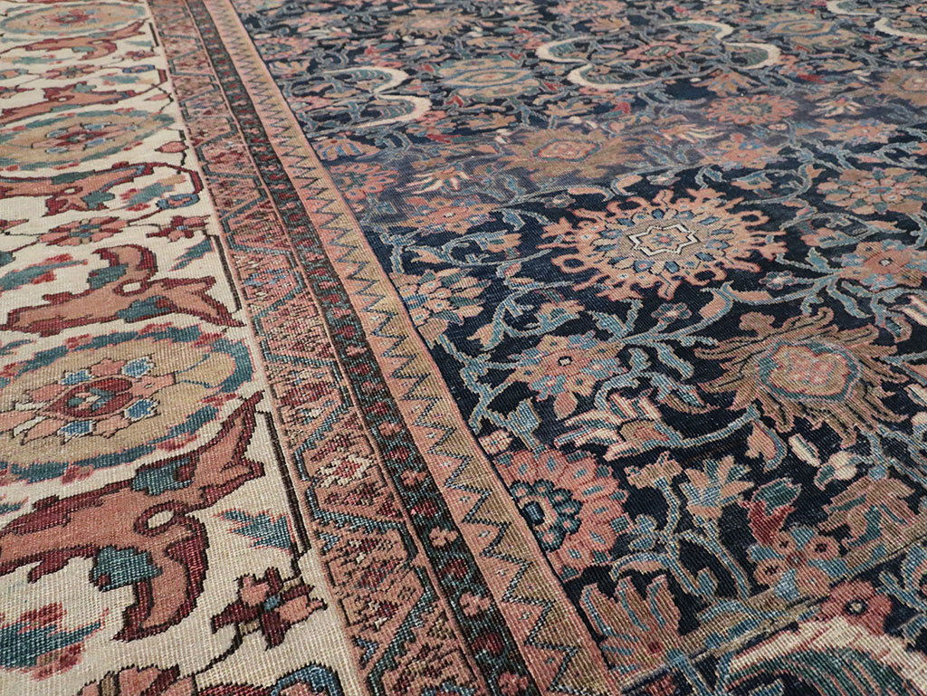 Antique Persian Malayer Carpet, No.27983 - Staging