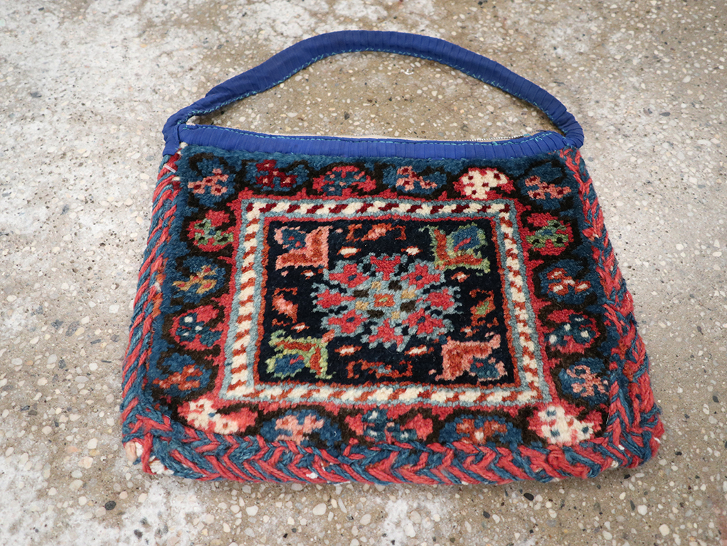Vintage Persian Kurdish Bag, No.27996 - Staging