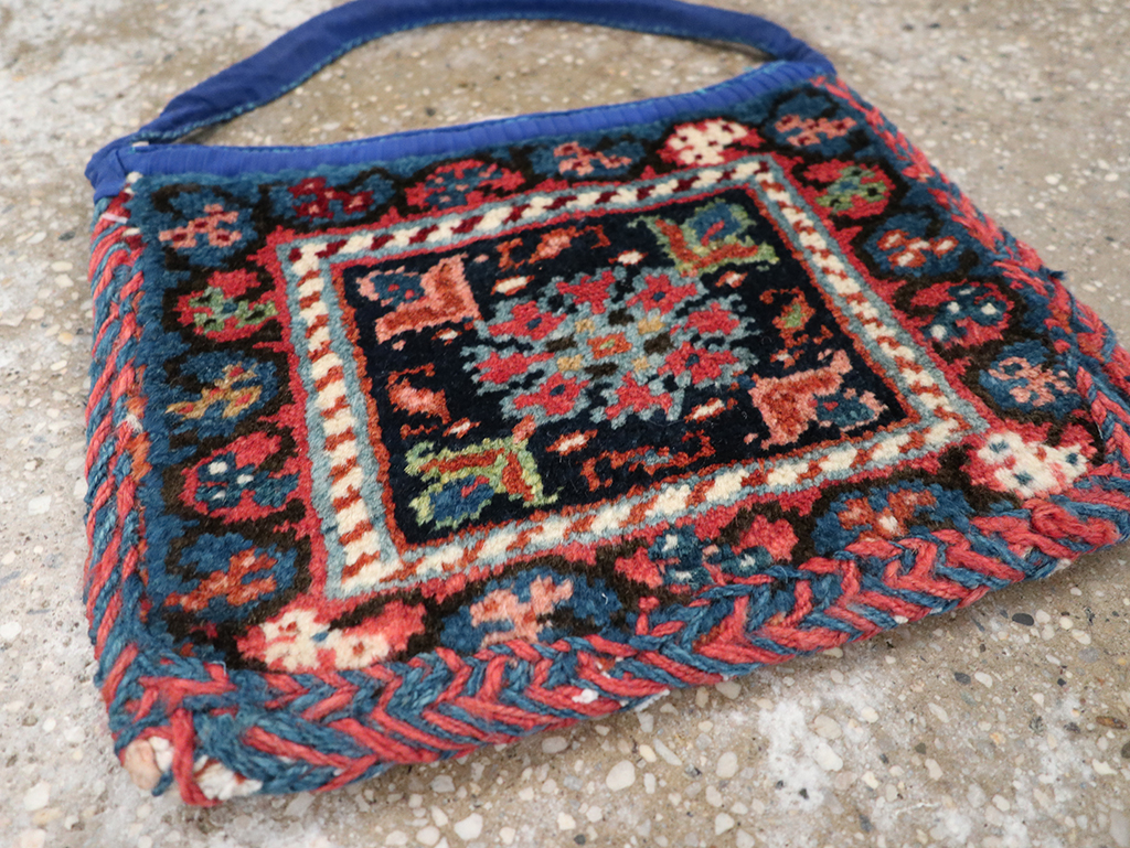 Vintage Persian Kurdish Bag, No.27996 - Staging
