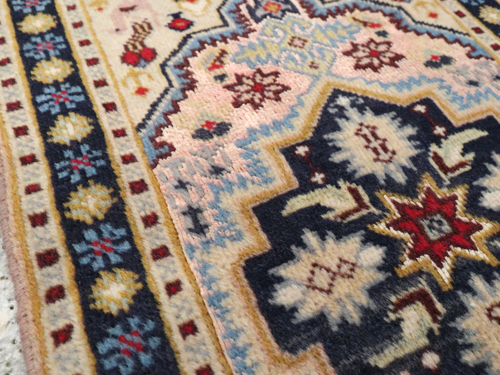 Vintage Persian Ardabil Rug (Pair: 1 of 2), No.27998 - Staging
