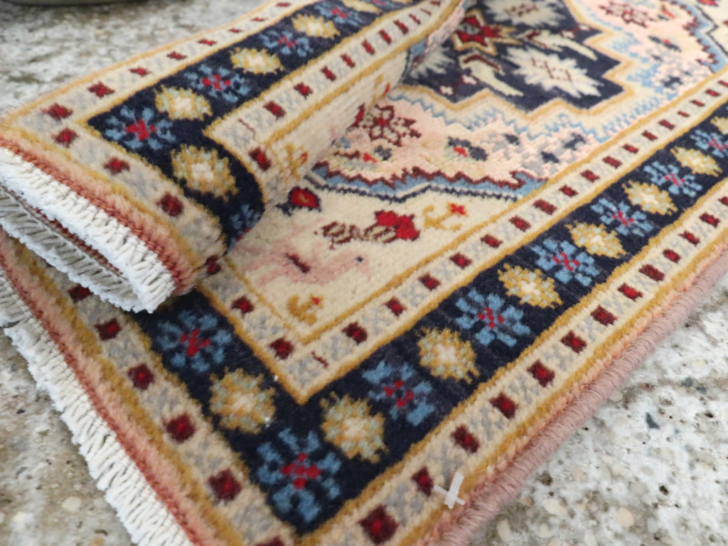 Vintage Persian Ardabil Rug (Pair: 1 of 2), No.27998 - Staging