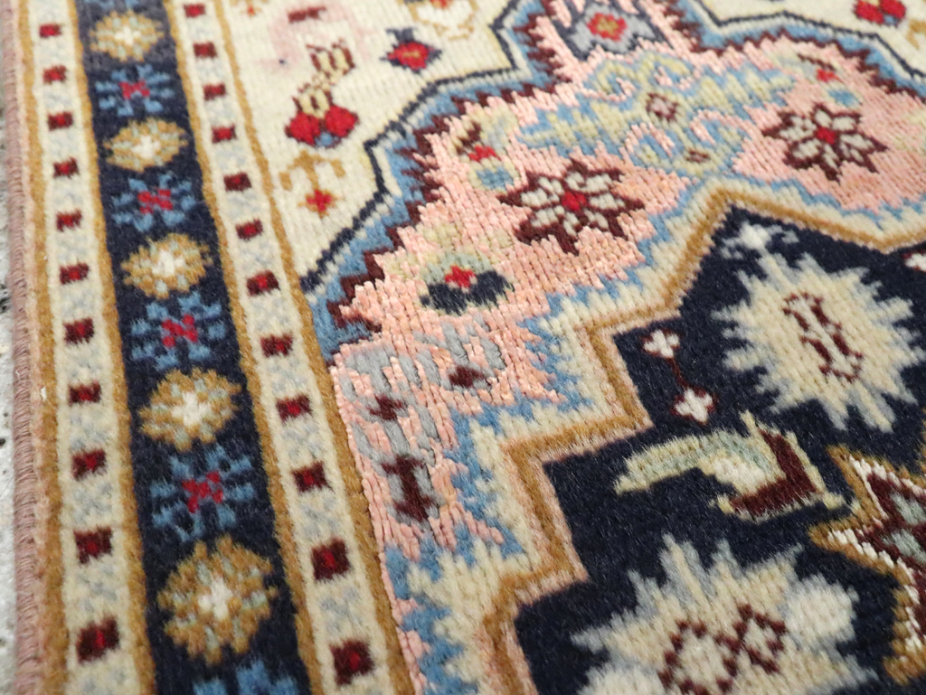 Vintage Persian Ardabil Rug (Pair: 2 of 2), No.27999 - Staging