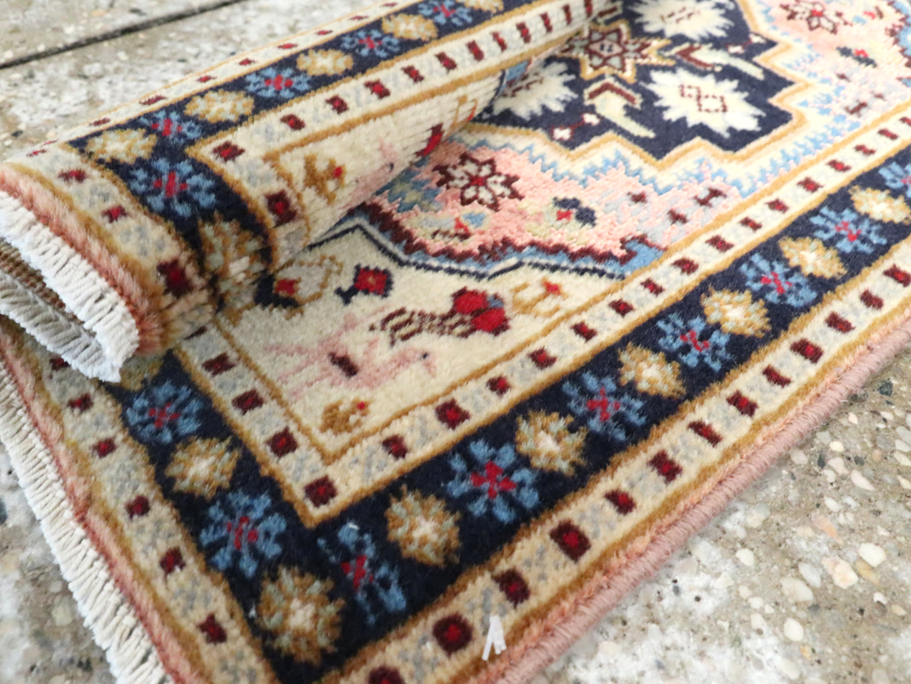 Vintage Persian Ardabil Rug (Pair: 2 of 2), No.27999 - Staging