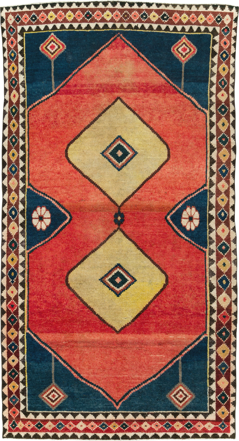 Tribal Persian Gabbeh Gallery Rug, No.28006 - Staging