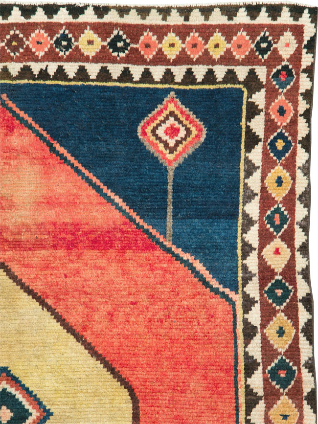 Tribal Persian Gabbeh Gallery Rug, No.28006 - Staging