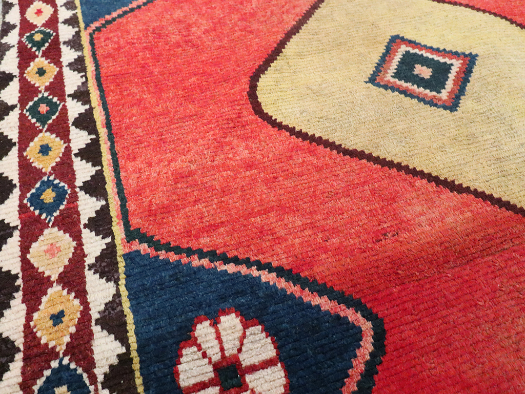 Tribal Persian Gabbeh Gallery Rug, No.28006 - Staging