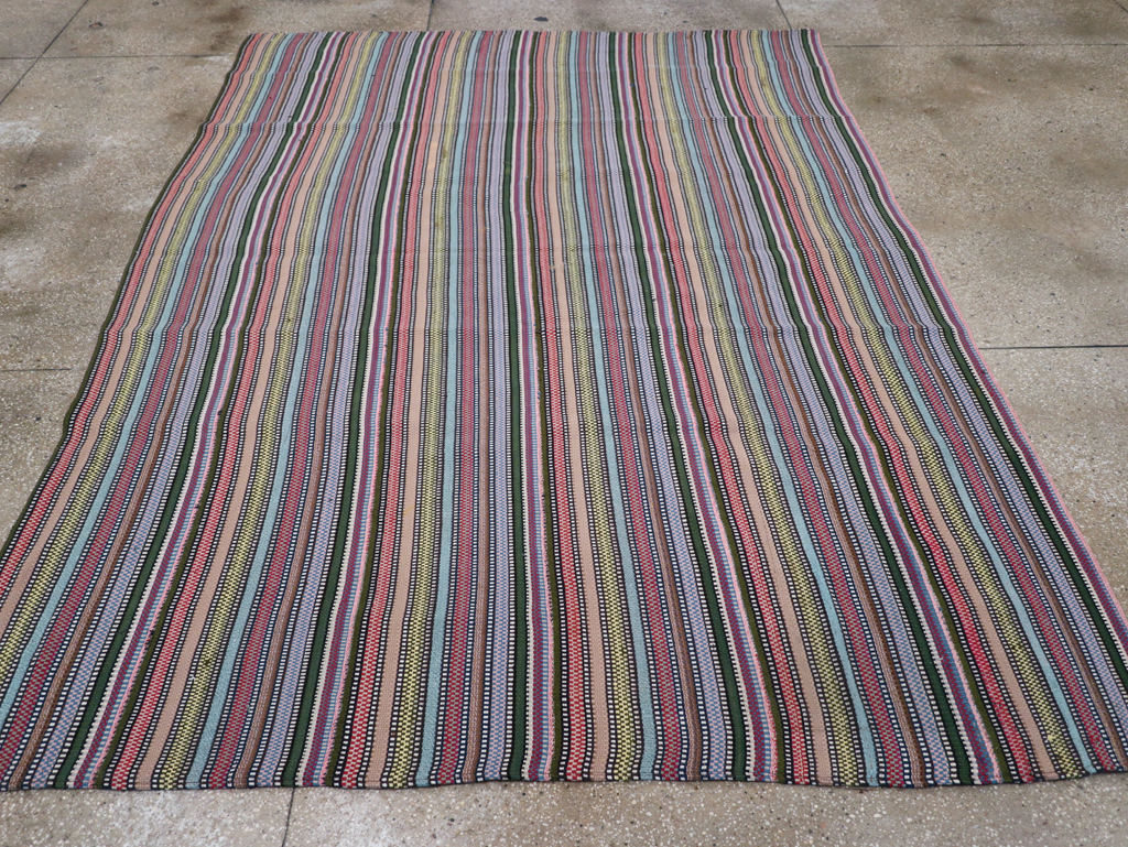 Vintage Persian Flatweave, No.28027 - Staging