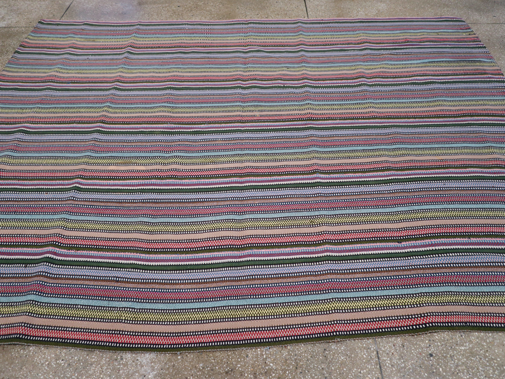 Vintage Persian Flatweave, No.28027 - Staging
