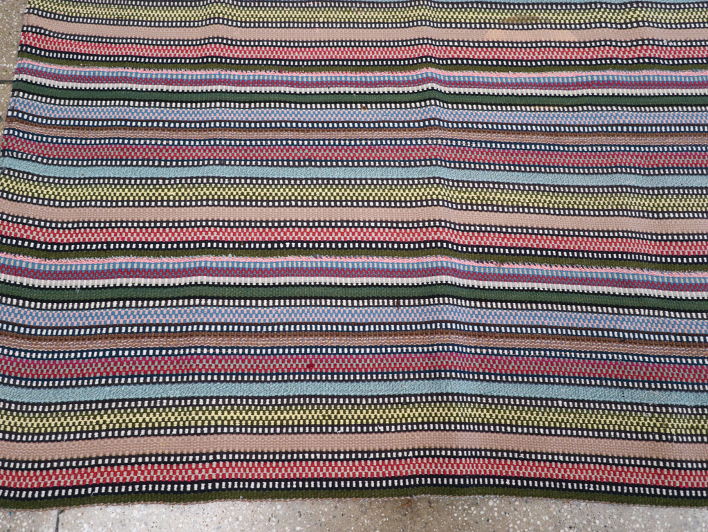 Vintage Persian Flatweave, No.28027 - Staging