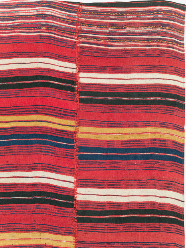 Vintage Persian Kilim, No.28028 - Staging