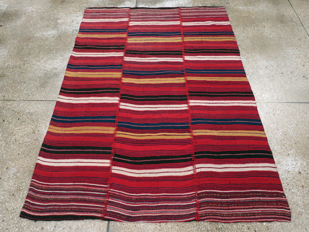 Vintage Persian Kilim, No.28028 - Staging