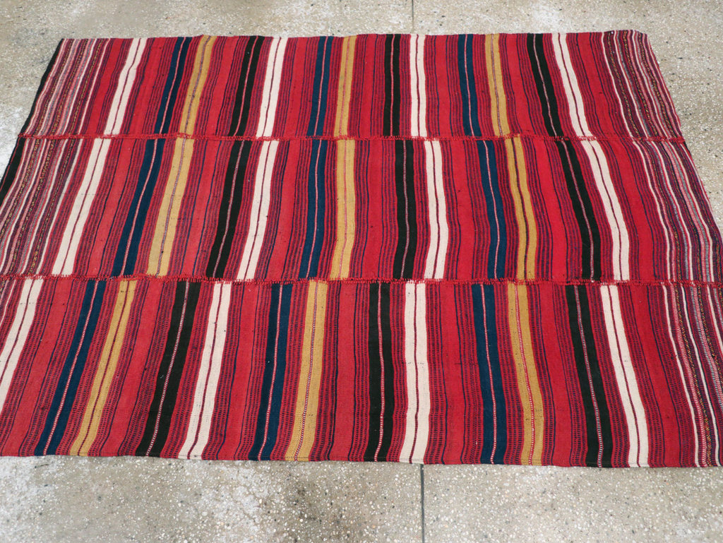 Vintage Persian Kilim, No.28028 - Staging