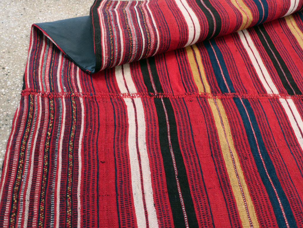 Vintage Persian Kilim, No.28028 - Staging