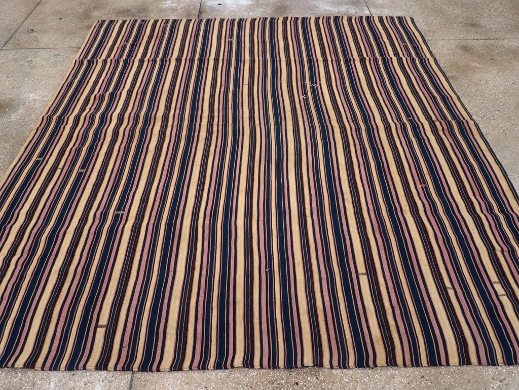 Vintage Persian Flatweave, No.28030 - Staging