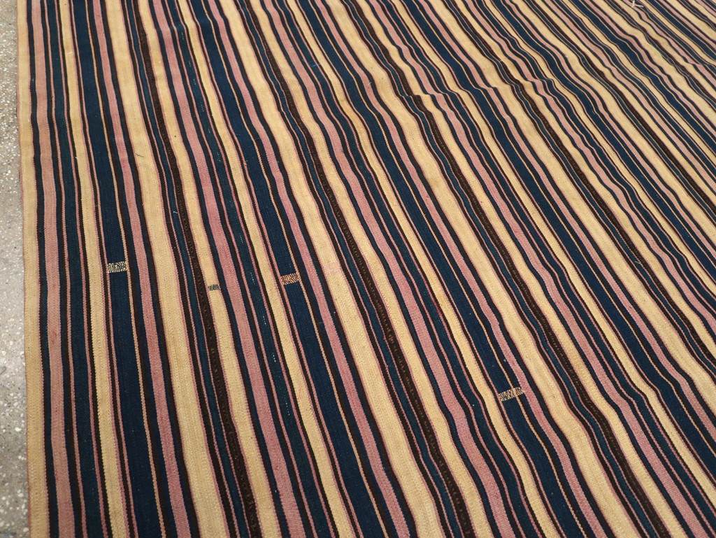 Vintage Persian Flatweave, No.28030 - Staging