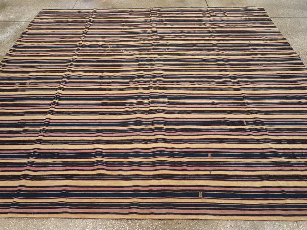 Vintage Persian Flatweave, No.28030 - Staging