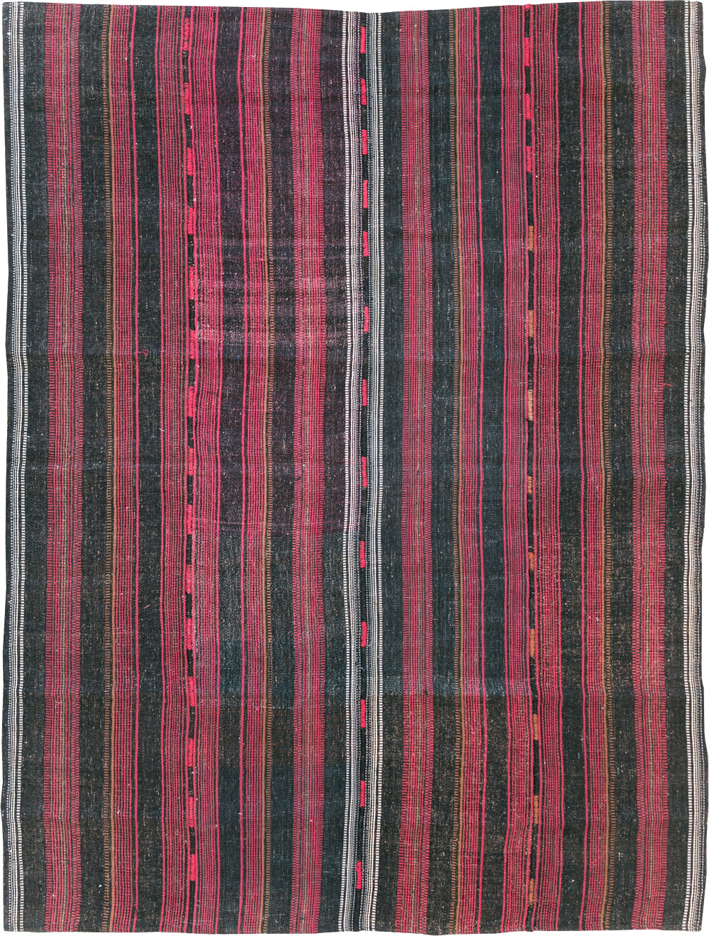 Vintage Persian Flatweave, No.28031 - Staging