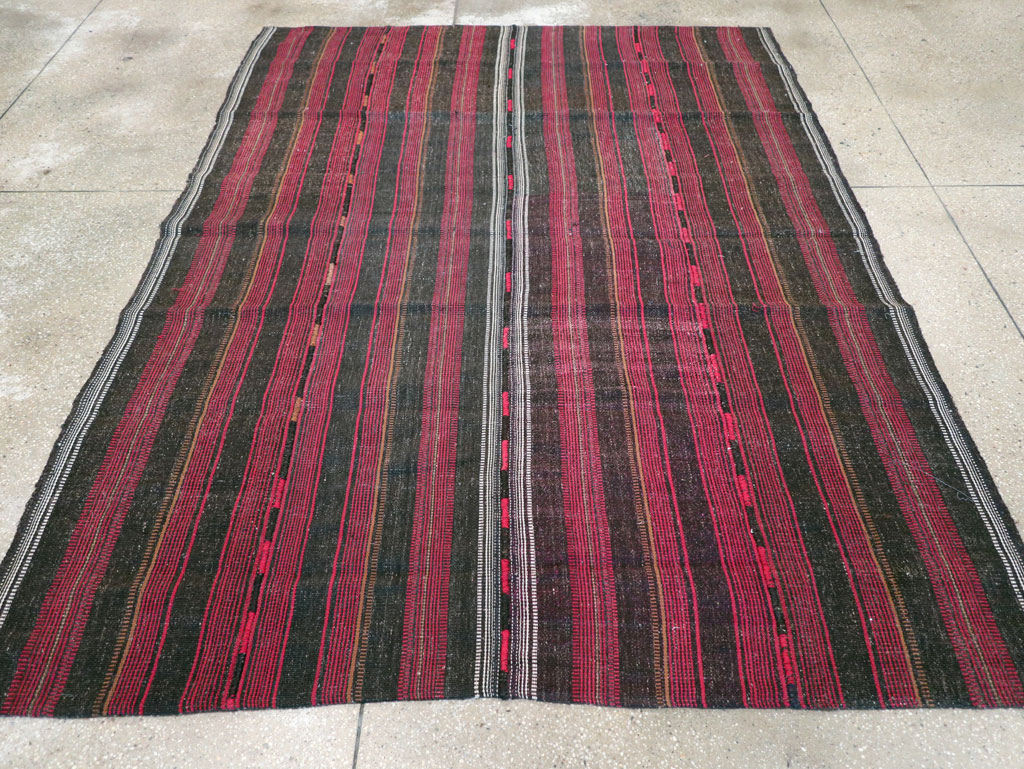 Vintage Persian Flatweave, No.28031 - Staging