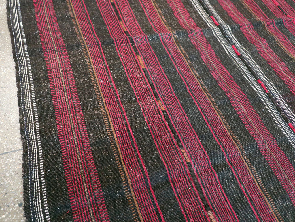 Vintage Persian Flatweave, No.28031 - Staging