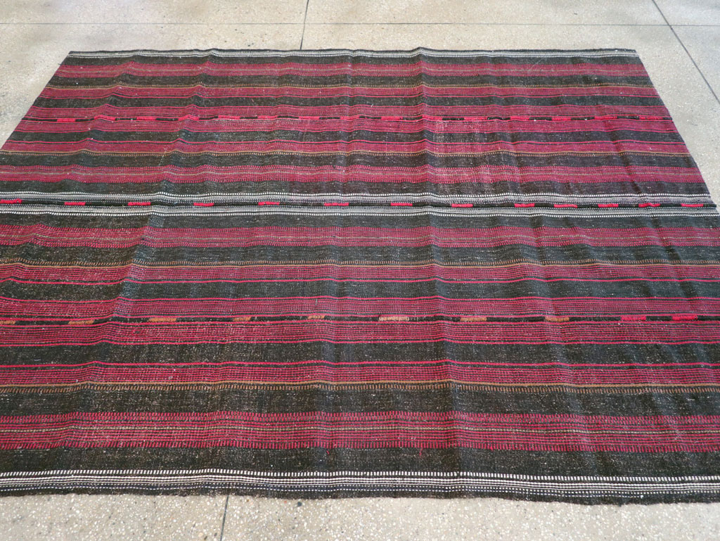 Vintage Persian Flatweave, No.28031 - Staging