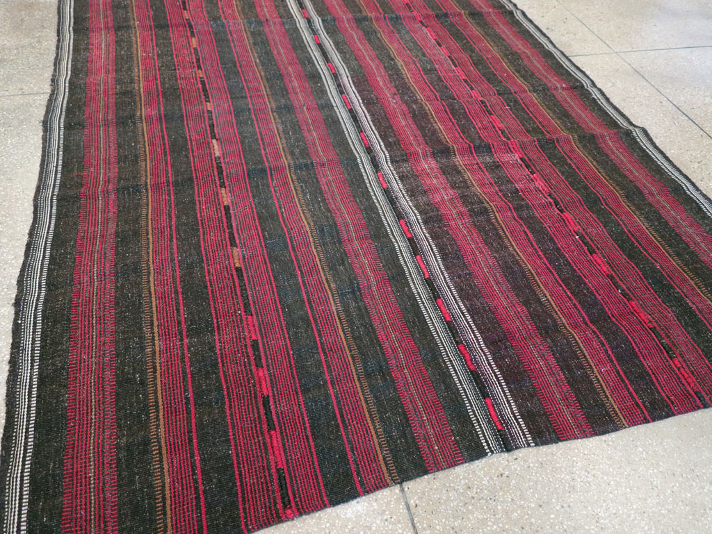 Vintage Persian Flatweave, No.28031 - Staging