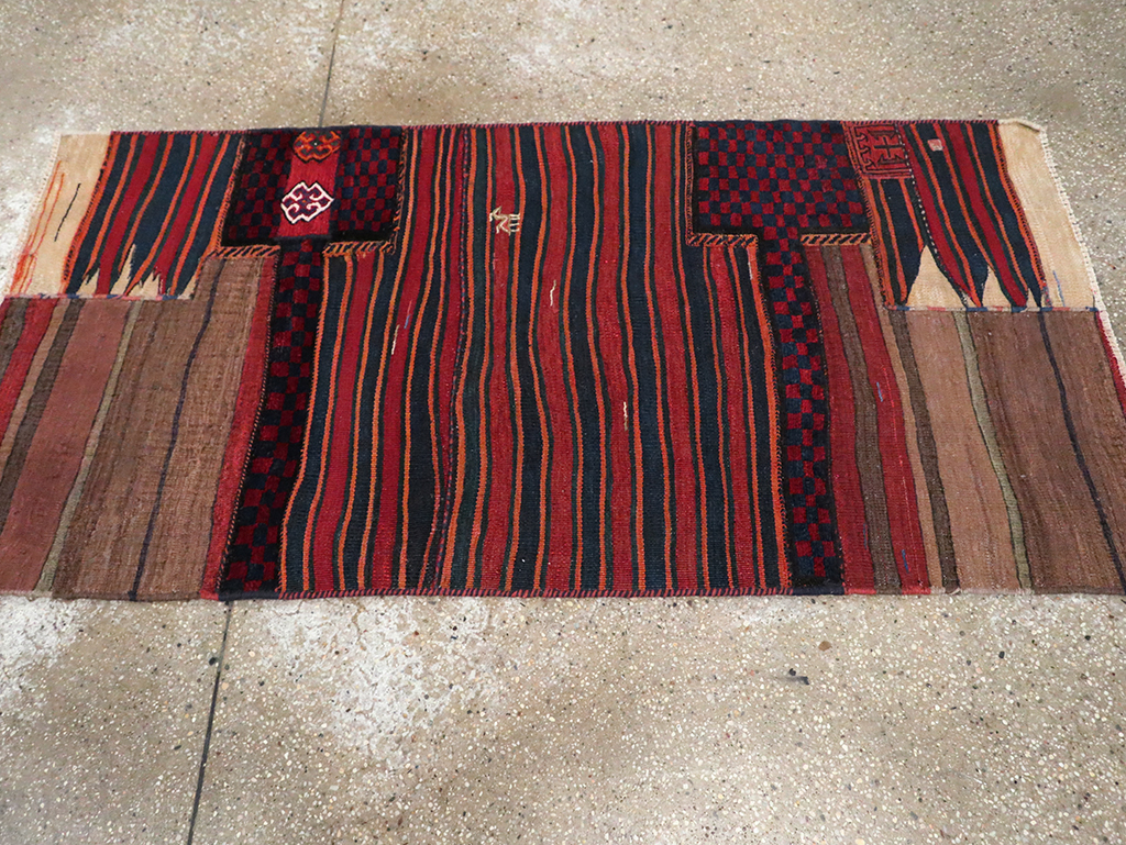 Vintage Persian Flatweave, No.28040 - Staging
