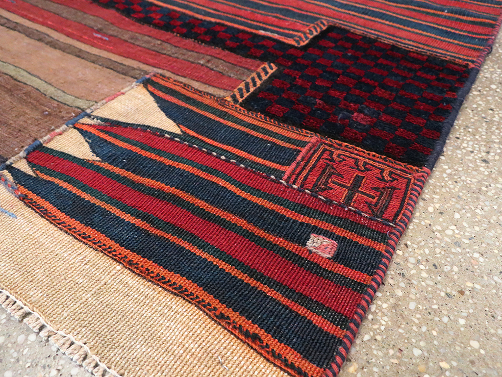 Vintage Persian Flatweave, No.28040 - Staging