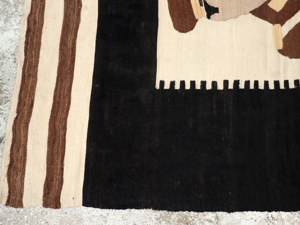 Vintage Pictorial Flatweave, No.28052 - Staging