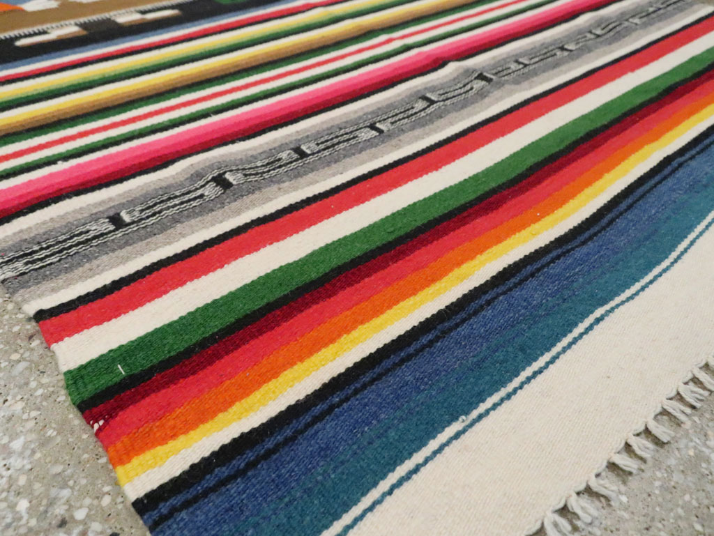 Vintage Persian Pictorial Kilim, No.28055 - Staging