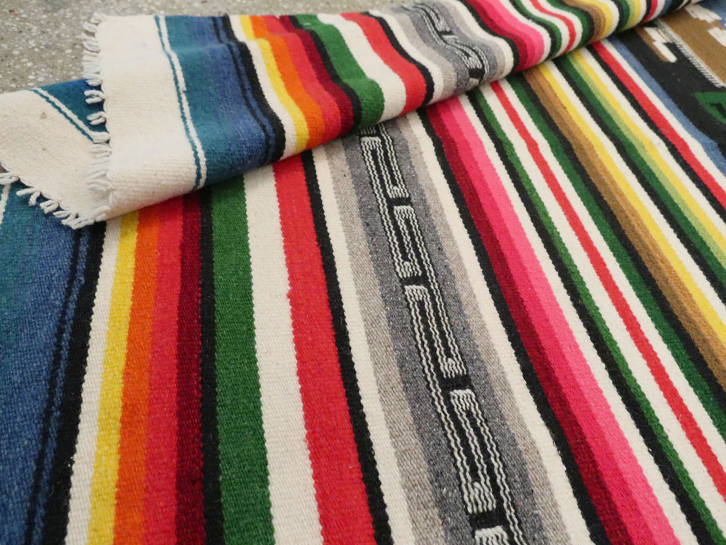 Vintage Persian Pictorial Kilim, No.28055 - Staging